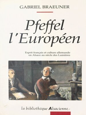 cover image of Pfeffel l'Européen